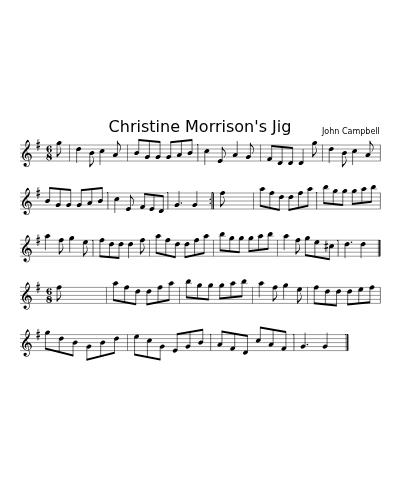 Christine Morrison's Jig (Version 3)