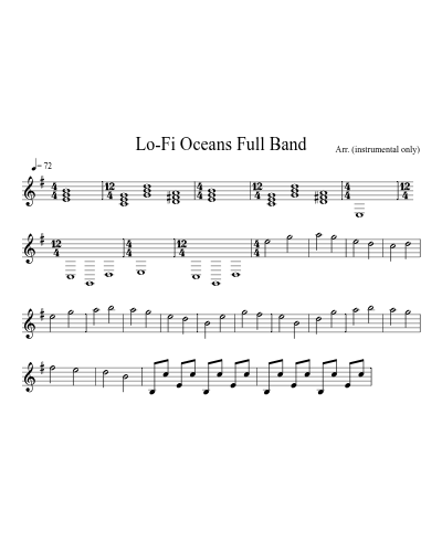 Lo-Fi Oceans Full Band