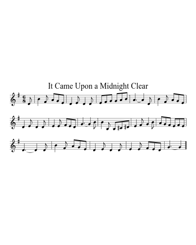 It Came Upon a Midnight Clear