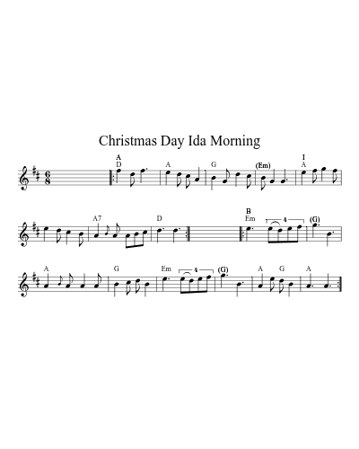 Christmas Day ida Morning (Version 2)