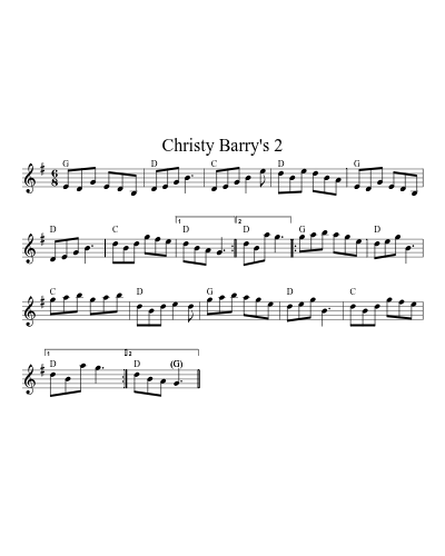 Christy Barry's 2 (Version 2)