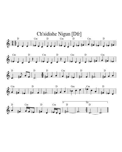 Ch'sidishe Nigun    [Dfr] (Version 2)