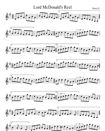 Lord McDonald's Reel