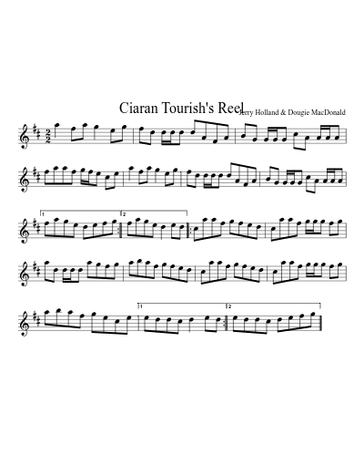 Ciaran Tourish's Reel