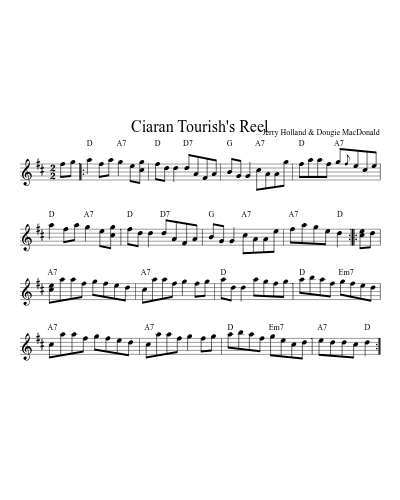 Ciaran Tourish's Reel (Version 2)