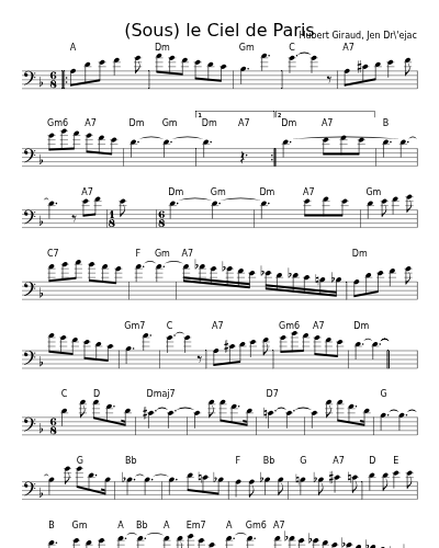 (Sous) le Ciel de Paris (Version 3)