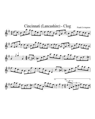 Cincinnati (Lancashire) - Clog preview