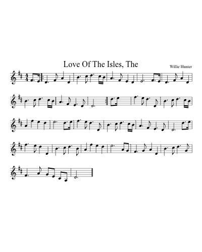 Love Of The Isles, The