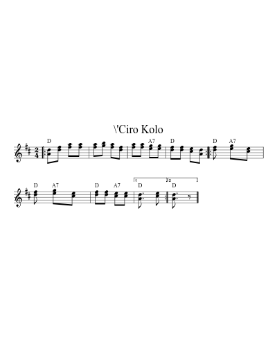 \'Ciro Kolo (Version 4)