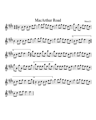 MacArthur Road preview