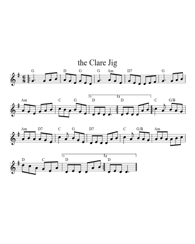 The Clare Jig (Version 3)