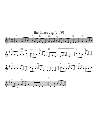 the Clare Jig (J-79)