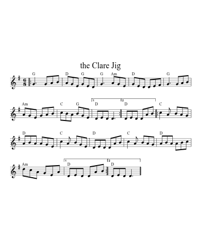 The Clare Jig (Version 4)
