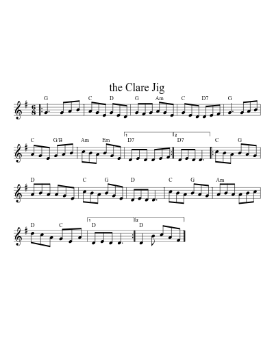 The Clare Jig (Version 5)
