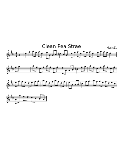 Clean Pea Strae