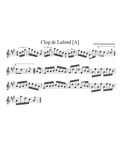 Clog de Lafond  [A]
