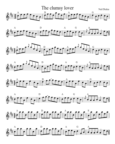 The clumsy lover (Version 2)