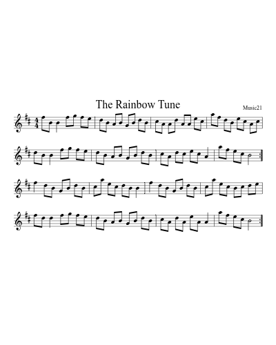 The Rainbow Tune
