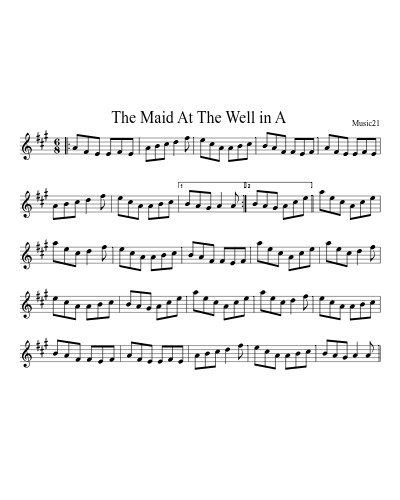 The Maid At The Well in A preview