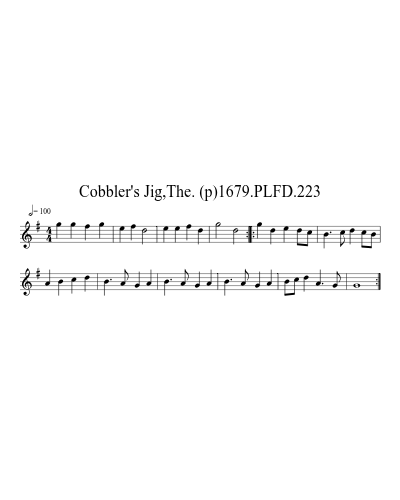 Cobbler's Jig,The. (p)1679.PLFD.223 preview
