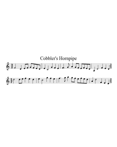 Cobbler's Hornpipe