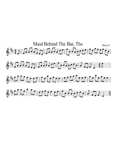 Maid Behind The Bar, The (Version 2)