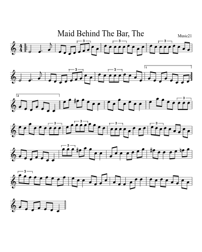 Maid Behind The Bar, The (Version 3)