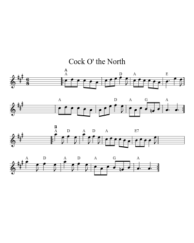 Cock O' The North (Version 4)