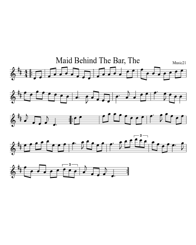 Maid Behind The Bar, The (Version 5)