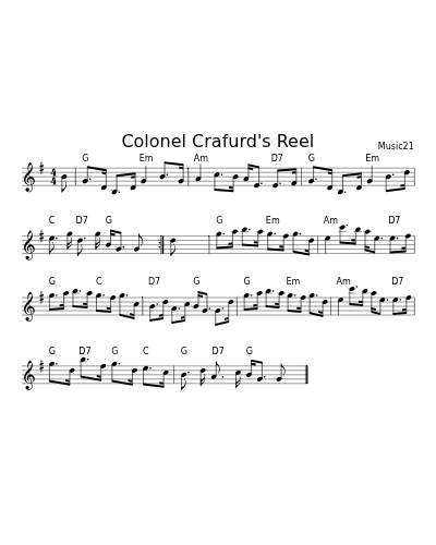 Colonel Crafurd's Reel (Version 2)