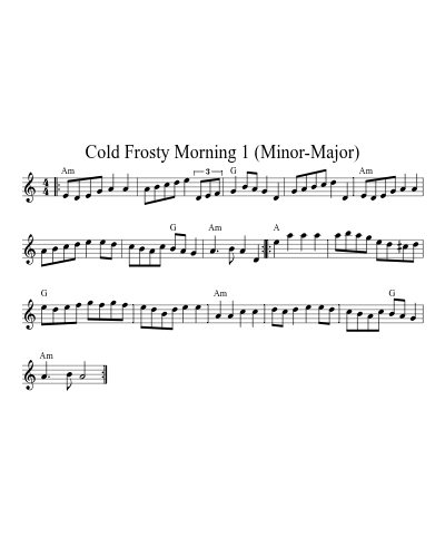 Cold Frosty Morning 1 (Minor-Major) (Version 3) preview