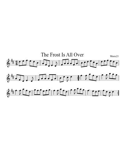 The Frost Is All Over (Maid On The Green)