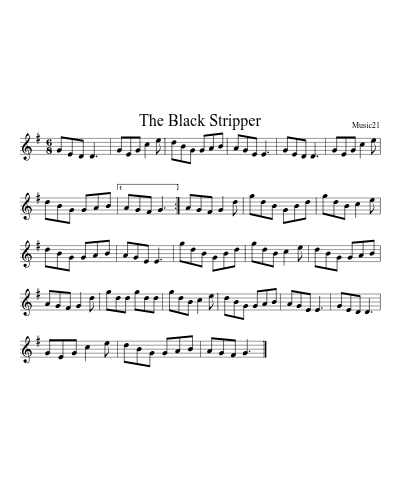 The Black Stripper (Maide Draighin)