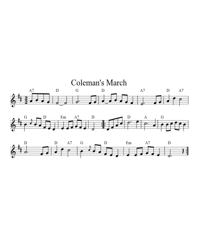 Coleman's March (Version 2)