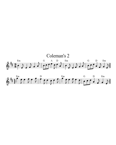 Coleman's 2 (Version 2)