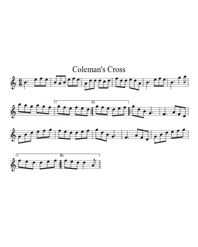 Coleman's Cross (Version 5)