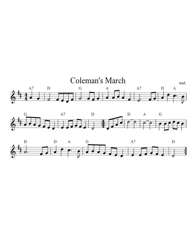 Coleman's March (Version 3)