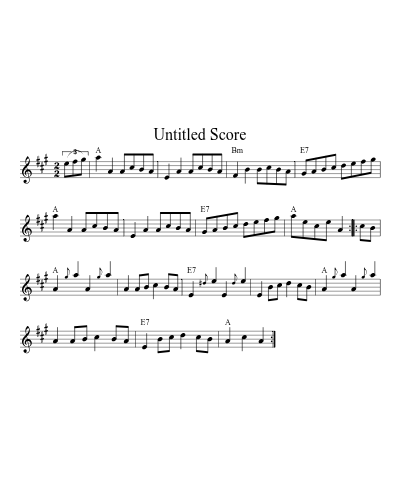 College Hornpipe (Version 3) sheet music preview