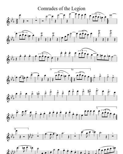 Comrades of the Legion (Version 2)