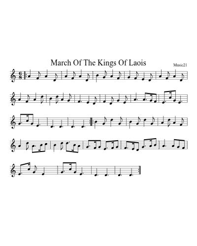 March Of The Kings Of Laois