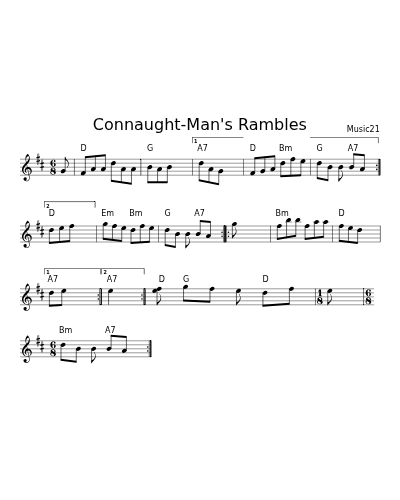 Connaught-Man's Rambles (Version 2)
