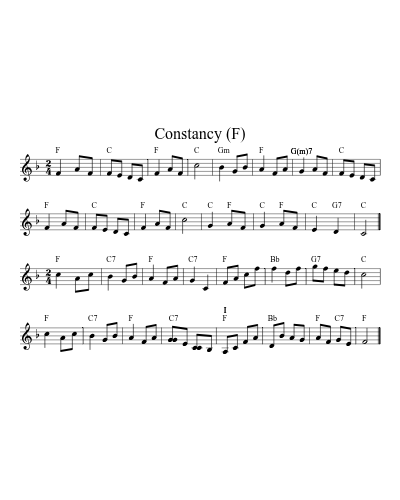 Constancy (F) (Version 2)