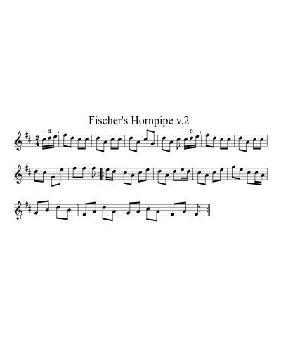 Fischer's Hornpipe  v.2