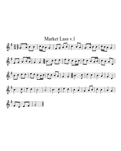 Market Lass  v.1