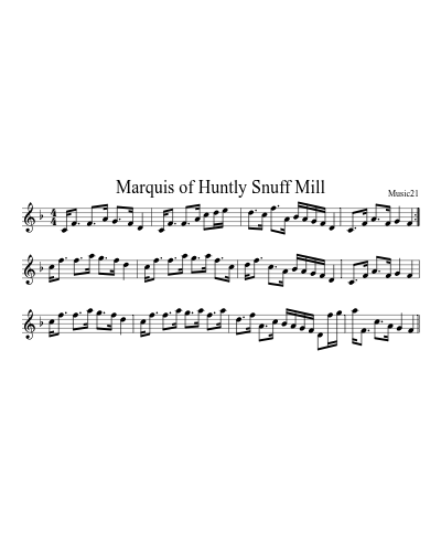 Marquis of Huntly Snuff Mill