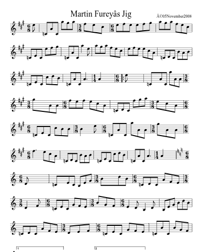 Martin Fureyâs Jig