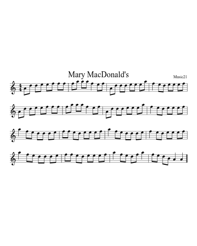 Mary MacDonald's