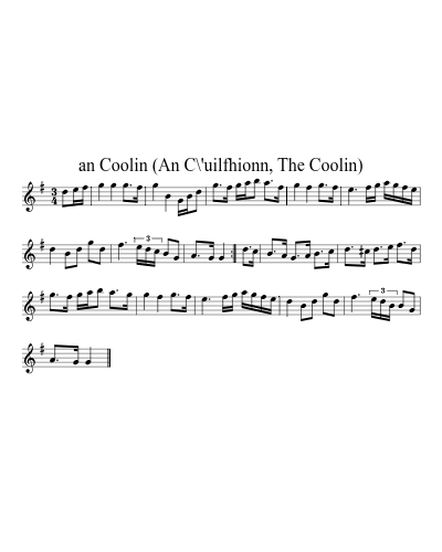 an Coolin (An C\'uilfhionn, The Coolin) (Version 4)