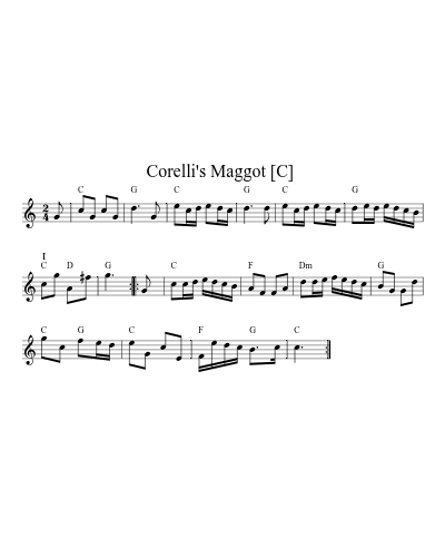Corelli's Maggot  [C] (Version 3)