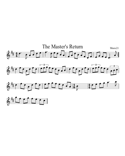 The Master's Return
